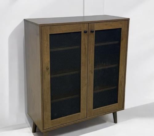 دولاب احذية 2باب مقاس 80سم لون بني مقدم لكم من كاما