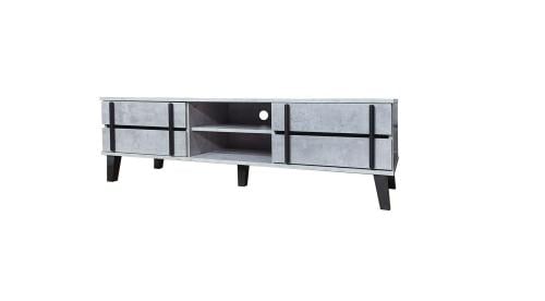 طاولة بلازما خشب مقاس 140 سم لون بني من كاما