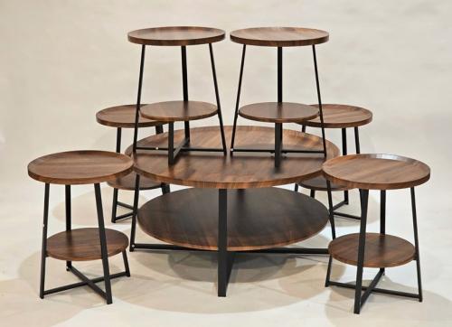 طقم خدمة خشب4+1 لون بني مقدم لكم من كاما