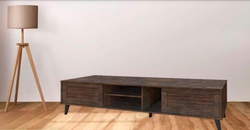 طاولة بلازما بتصميم حديث160سم لون بني من كاما