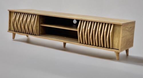 طاولة بلازما تصميم انيق لون خشبي مقاس 160 سم مقدمة لكم من كاما