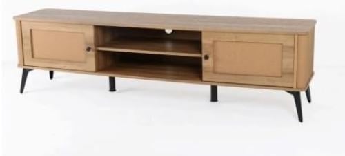 طاولة بلازما بتصمبم ريفي لون بني مقاس 200سم مقدمة لكم من كاما