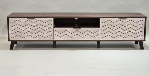 طاولة بلازما تصميم عصري لون أبيض*رمادي مقاس 180 سم مقدمة لكم من كاما