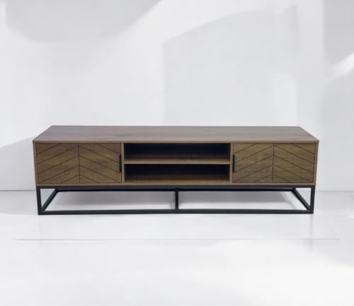 طاولة بلازما بتصميم حديث لون بني مقاس 180 سم مقدمة من كاما