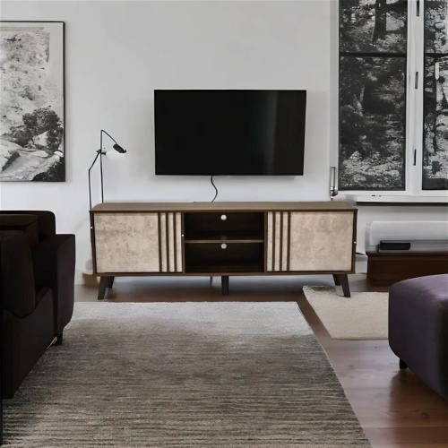 طاولة بلازما بتصميم جذاب لون بني مقاس 180 سم مقدمة لكم من كاما