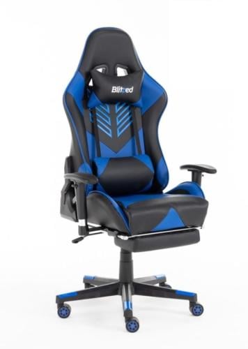 كرسي العاب كحلي مع مسند قدمين C-023-622-3 من كاما