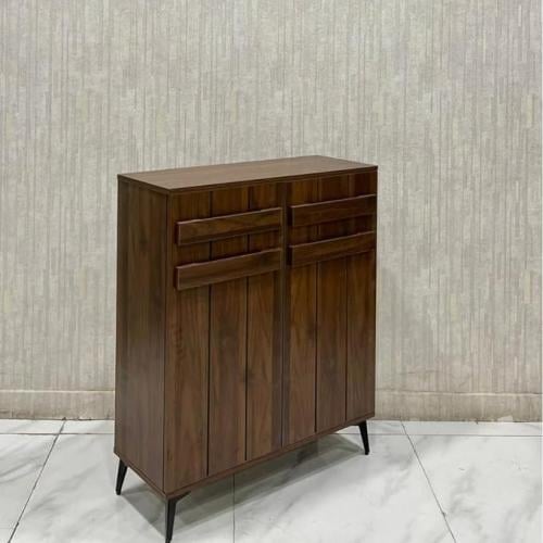 دولاب احذية مودرن لون بني مقدم لكم من كاما