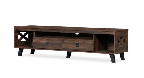 طاولة بلازما تصميم حديث مقاس 160 سم لون بني من كاما