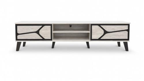 طاولة بلازما تصميم حديث مقاس 160 سم لون رمادي من كاما