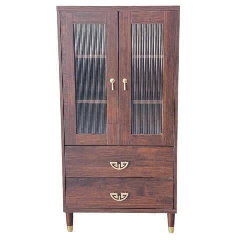 دولاب وفية طاولة طعام لون بني من كاما