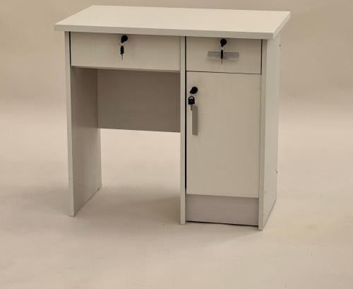 مكتب مودرن 80 سم لون أبيض من كاما