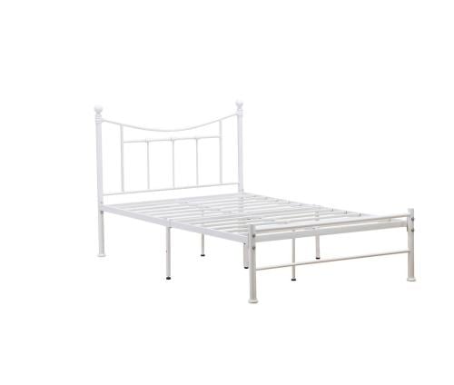 سرير حديد مقاس 190×120 سم لون أبيض– متين وآمن – تصميم عصري ومريح لغرف النوم من كاما
