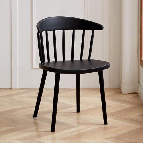 كرسي مودرن ثابت اسود من كاماSC831