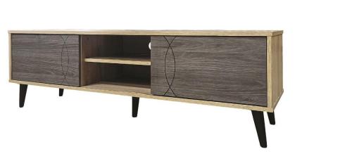 طاولة بلازما مودرن لون خشبي *رمادي مقاس180سم مقدم لكم من كاما