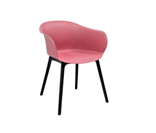 كرسي مفرد مودرن بلاستيك بني من كاما