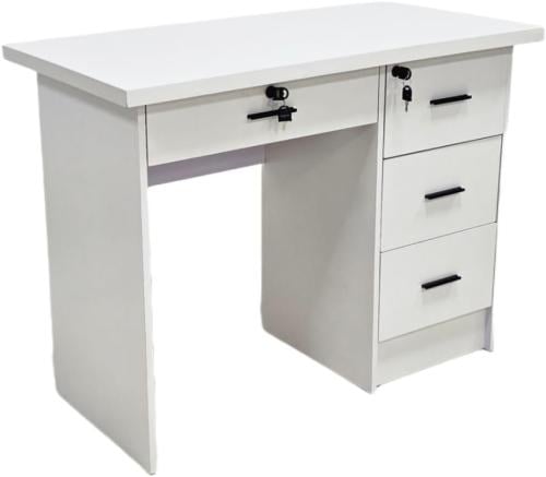 مكتب مودرن عصري لون أبيض مقاس100 سم مقدم لكم من كاما