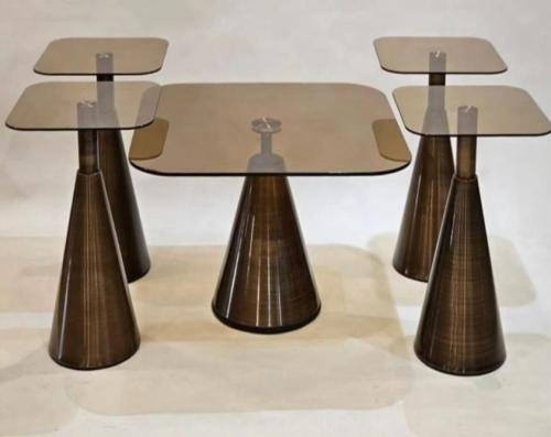 طقم طاولات خدمة 5 قطع  لمسة فخمة وأناقة تزين مجلسك العصري من كاما