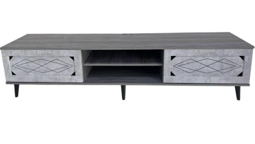 طاولة بلازما مودرن ماليزي لون رمادي مقاس 140 سم من كاما