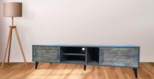 طاولة بلازما بتصميم حديث160سم لون رمادي من كاما