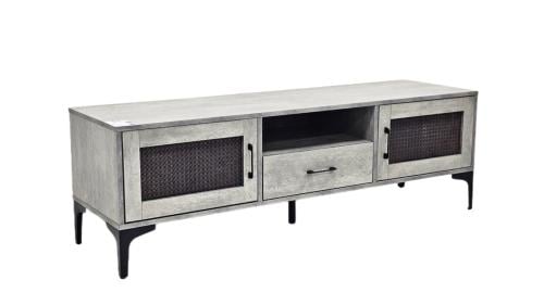 طاولة تلفزيون بلازما لون خشبي فاتح مقاس 140سم مقدم لكم من كاما