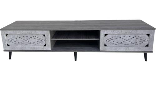 طاولة بلازما مودرن مليزي لون رمادي مقاس 200 سم من كاما