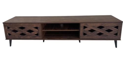 طاولة بلازما مودرن ماليزي لون بني مقاس 160 سم من كاما