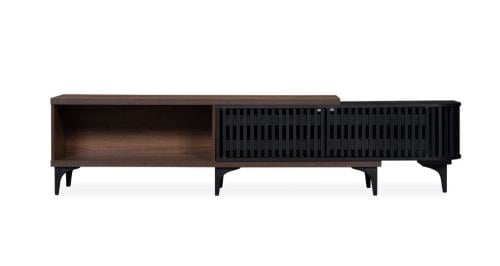 طاولة بلازما تصميم مودرن مقاس 200 سم لون اسود* بني من كاما