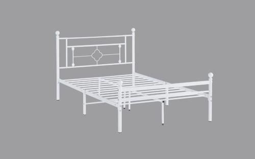 سرير معدن بتصميم مودرن لون اسود مقاس 190*120سم مقدم لكم من كاما