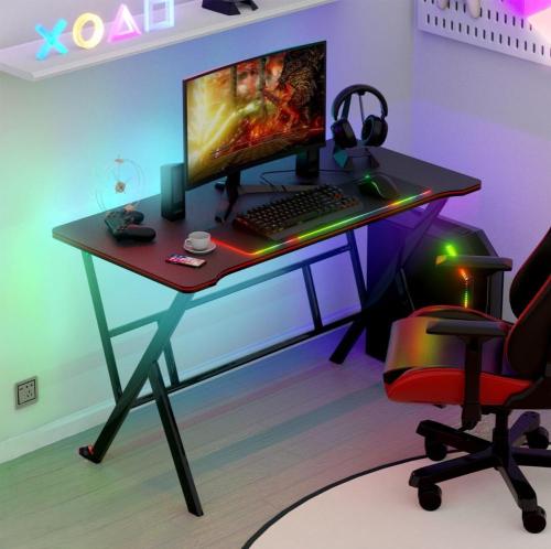 طاولة قيمنق 120سم لون اسود مقدمة لكم من كاما