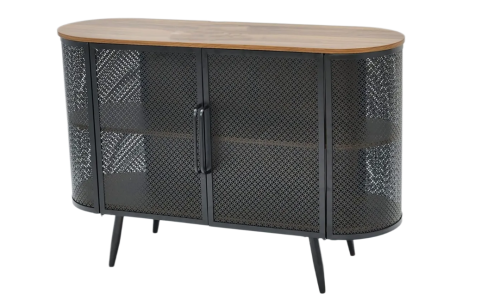 بوفيه متعدد الاغراض لون بني*أسود مقاس 120سم مقدم لكم من كاما