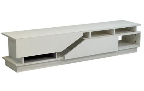 طاولة بلازما خشب مقاس 160 سم لون أبيض من كاما