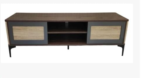 وحدة تلفزيون 160سم لون بني مقدم لكم من كاما