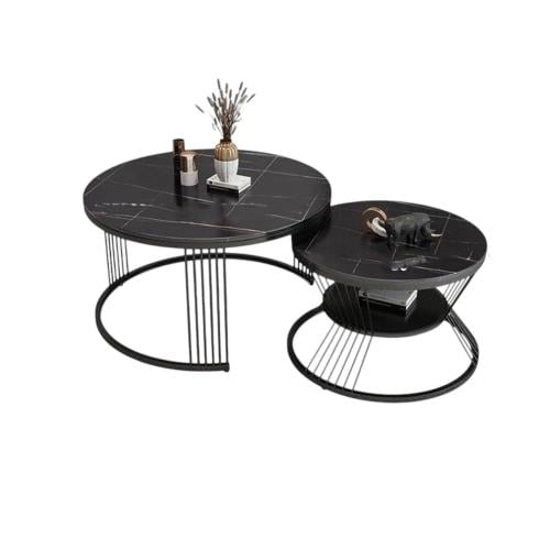 طقم طاولة سيراميك من قطعتين  لون أسود مقدمة لكم من كاما