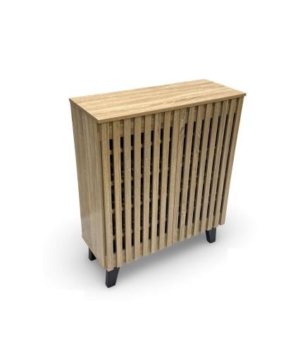 دولاب أحذية مودرن 2 باب لون رمادي من كاما – تصميم أنيق وعملي