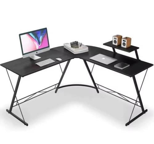 طاولة العاب زاوية مقاس 120 سم لون أسود مقدمة لكم من كاما