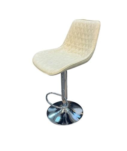 كرسي بار مودرن جلد  لون بيج مقدم لكم من كاما