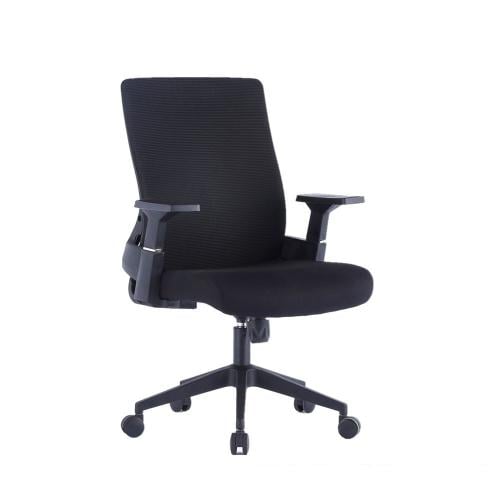 كرسي دوار شبك أسود من كاما C-W028B