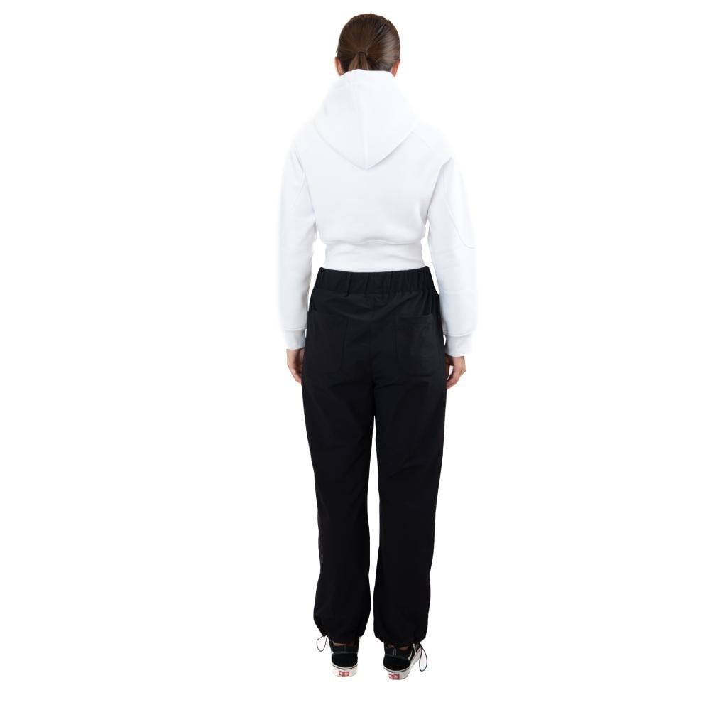 WHITE HOODIE CROP TOP