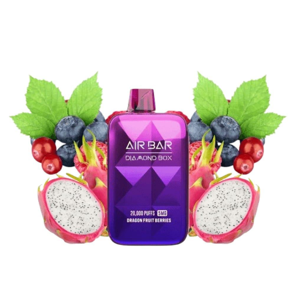 Diamond Box Air Bar 20000 Puff Dragon Fruit Berries - Vape Cigars Saudi  Arabia Best Prices Fast Delivery KSA VAPE