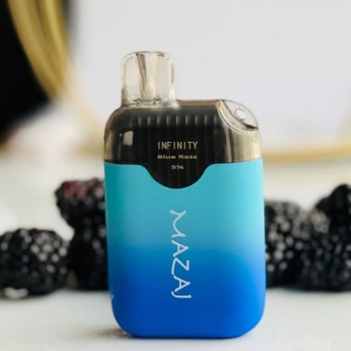 سحبة مزاج بلوبيري ايس 4500 بف-MAZAJ INFINTY BLUEBERRY ICE 4500 PUFFS( قابله للشحن)