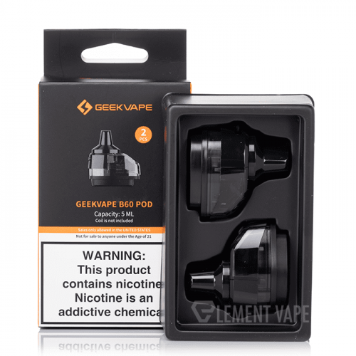 بودات ايقيس بوست 2 من قيك فيب بدون كويل-GEEK VAPE B60 AEGIS BOOST 2 REPLACEMENT PODS