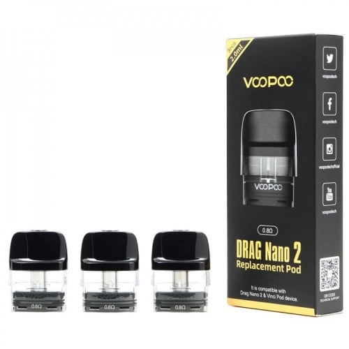 بودات دراق نانو 2 بود من فوبو VOOPOO DRAG NANO 2 Replacement-Pod