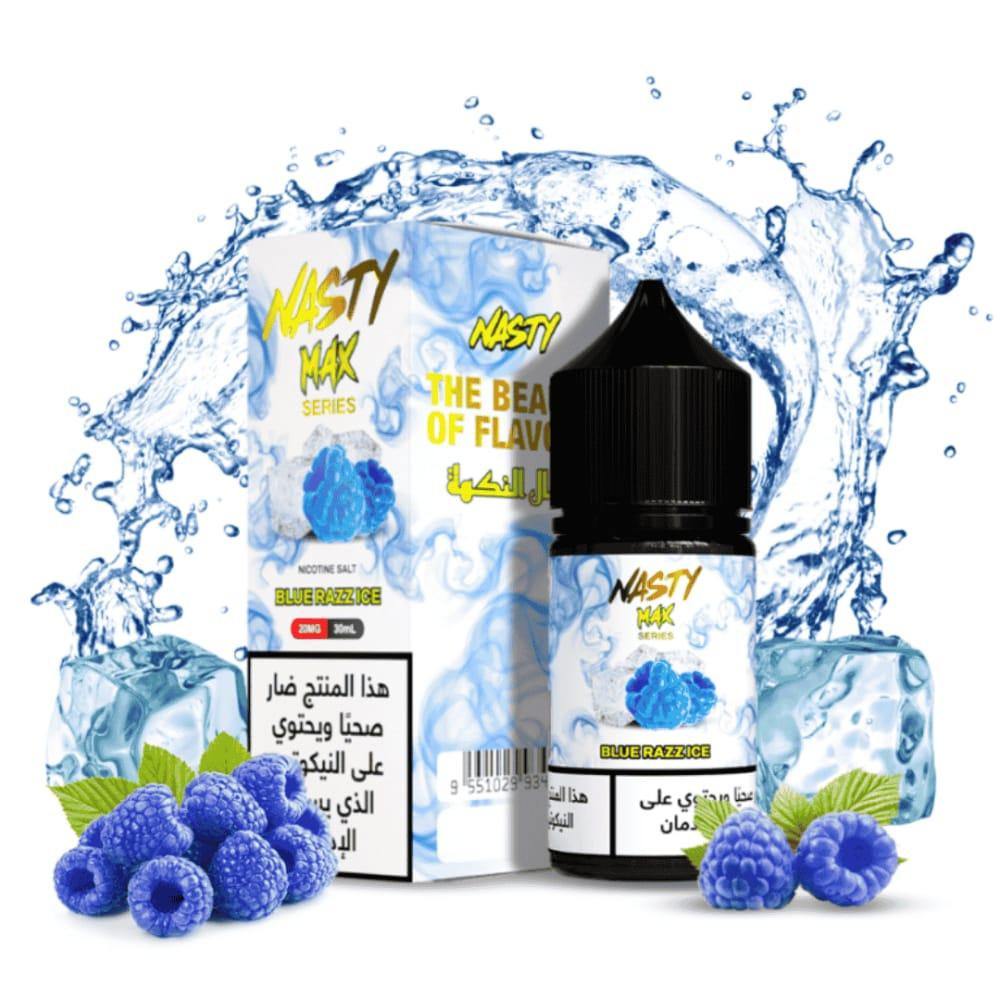 how much is elf bar vape Nasty Max Blue Raz Ice Salt Flavor 30ml