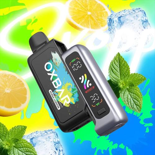 سحبه شيشة اوكس بار 20000بف ليمون نعناع OXBAR LEMON MINT