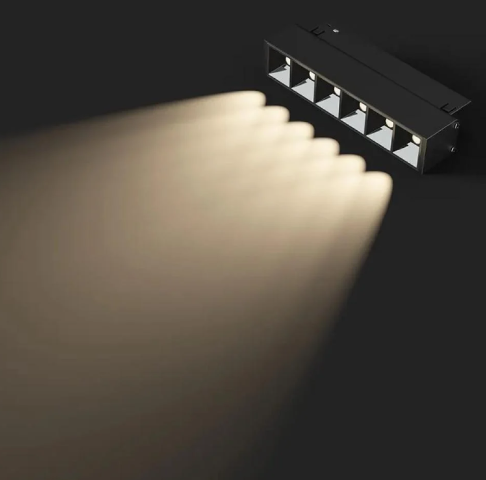 مسطرة عدسات ثابت ماجنتك (مسار مغناطيسي) - مقاس/لون انارة (حسب اختيارك)