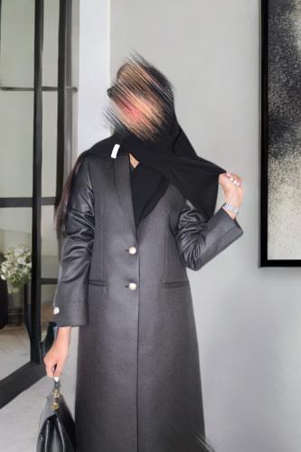 بليزر بقماش مخطط