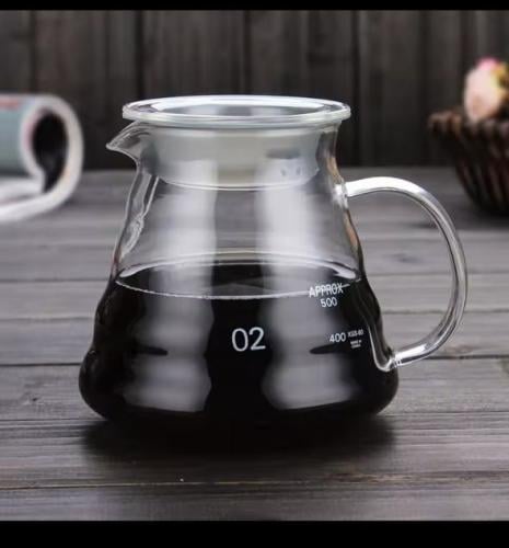 Leeseph القهوة Carafe ، 350/600 مللي القهوة الزجاج...