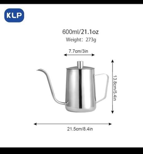 KLP صب أكثر من صانع القهوة معلقة الأذن الفولاذ الم...