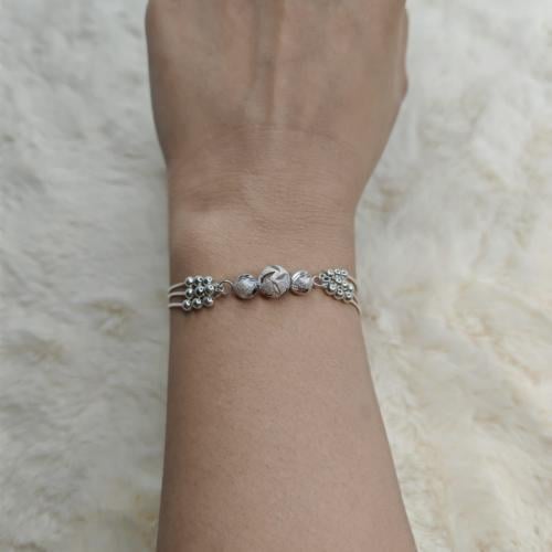 اسوارة الكرة والخرز فضه 925s