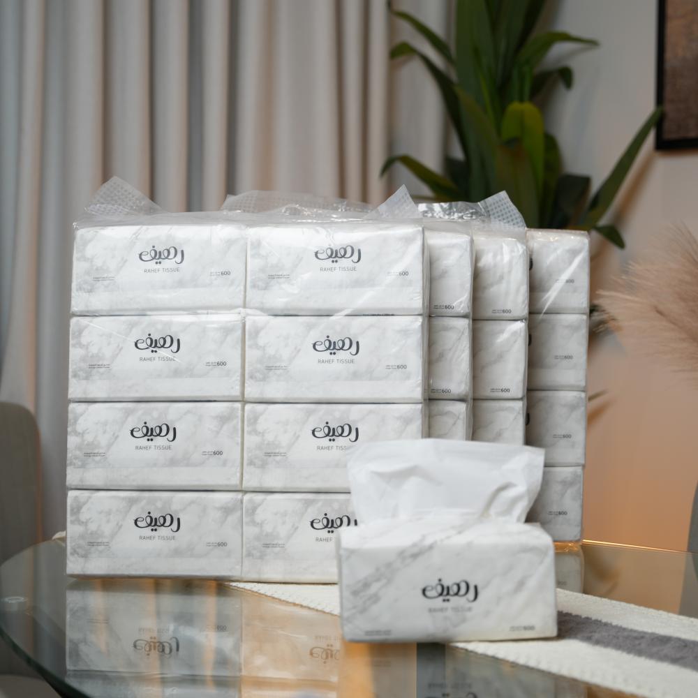 بكج 32 عبوة مناديل رهيف مفرد 600 مناديل